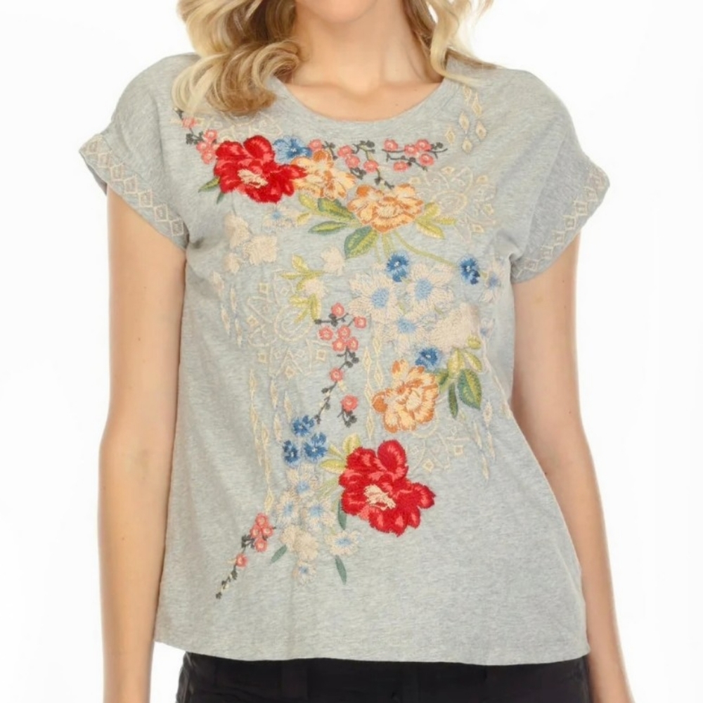 Johnny Was Josephine relaxed tee, size L